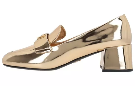 Туфли женские Prada Mary Jane, золотой