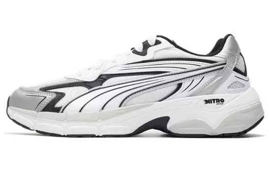 Кроссовки спортивные Puma Teveris Nitro Lifestyle унисекс, белый/черный