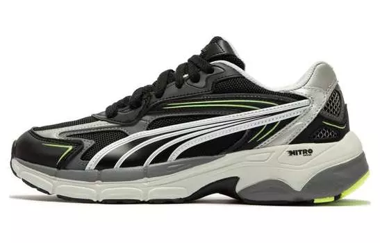 Кроссовки спортивные Puma Teveris Nitro Lifestyle унисекс, черный/зеленый