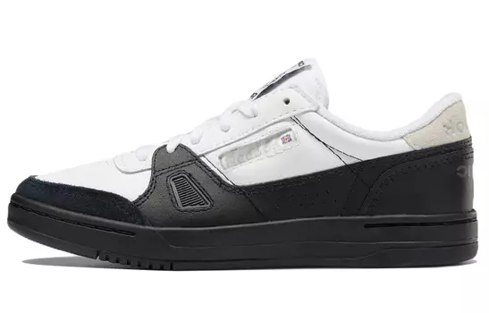 Кроссовки Reebok Lt Court Cozy Wear-resistant Skateboarding Shoes Unisex White Black