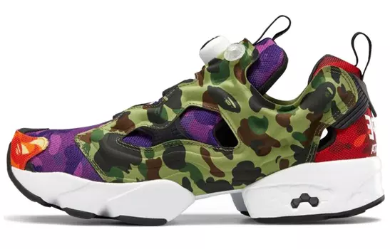 Кроссовки Reebok Instapump Fury Bape Multi-Camo