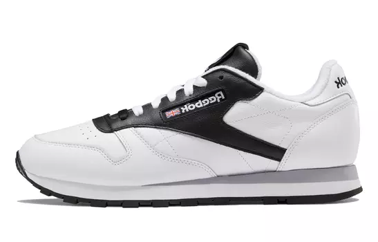 Кроссовки Reebok Classic Leather Black White Shoes/Sneakers