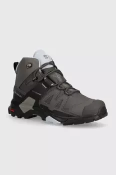 Обувь Salomon X Ultra 4 Mid GTX, серый
