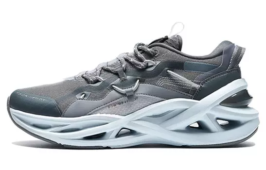 Обувь Shaolin Collection Lifestyle женская с низким верхом серого цвета Xtep