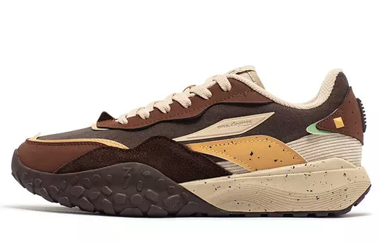 Обувь Shortbread Lifestyle для мужчин с низким верхом Яванский/кофейно-коричневый 361°