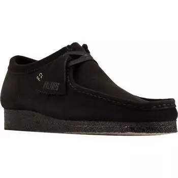 Обувь Wallabee 2 мужская Clarks, цвет Black Suede