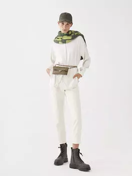 Обычная атласная Женская рубашка с длинным рукавом LCW Casual