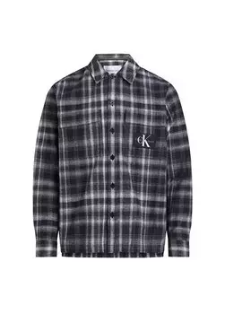 Обычная белая однотонная мужская рубашка J30J323967YAF Calvin Klein Jeans, белый