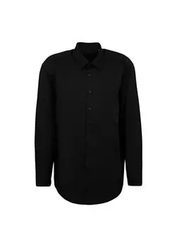 Обычная черная мужская рубашка Slim Fit с классическим воротником MEDELLIN-2 Pierre Cardin, черный