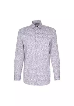 Обычная деловая рубашка Seidensticker, цвет Dunkelblau (0018)