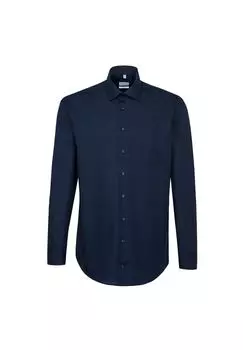 Обычная деловая рубашка Seidensticker, цвет Dunkelblau (0019)