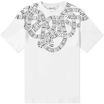 Обычная футболка Marcelo Burlon Snake Wings, белый