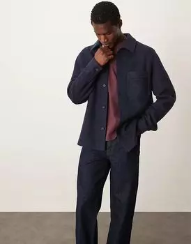 Обычная куртка темно-синего цвета Mango