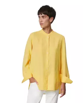 Обычная льняная рубашка с длинным рукавом MARC O'POLO, желтый