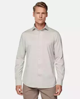 Обычная мужская рубашка Boggi Milano, кремовый