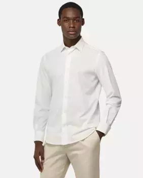 Обычная мужская рубашка в стиле фэнтези Boggi Milano, белый