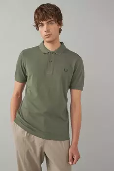 Обычная рубашка поло Fred Perry, зеленый