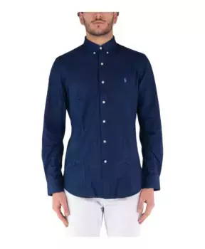 Обычная рубашка Polo Ralph Lauren, синий