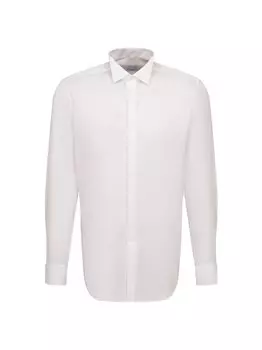 Обычная рубашка-смокинг с длинными рукавами Seidensticker, экрю