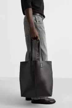 Обычная сумка для покупок ZARA, черный
