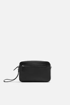 Обычная сумка для туалетных принадлежностей ZARA, черный