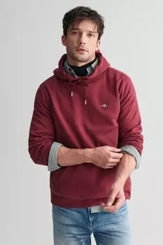 Обычная толстовка с капюшоном Gant, красный