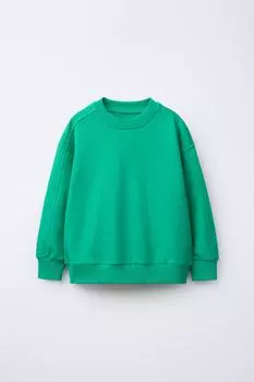 Обычная толстовка ZARA, зеленый