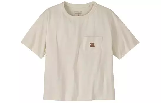 Обычная женская футболка Patagonia, Birch White/BCW