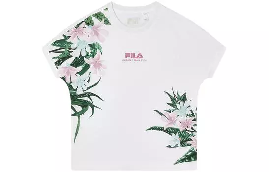 Обычная женская футболка с принтом по всей поверхности FILA, All Over Print