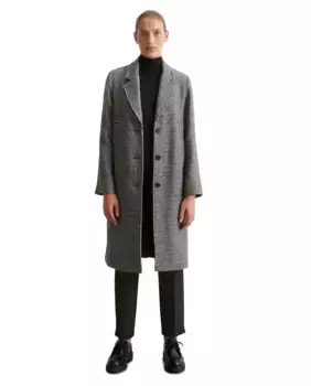 Обычное женское тканевое пальто с узором «гусиные лапки» MARC O'POLO, черный