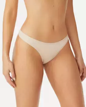 Обычные базовые стринги из микрофибры Promise, бежевый