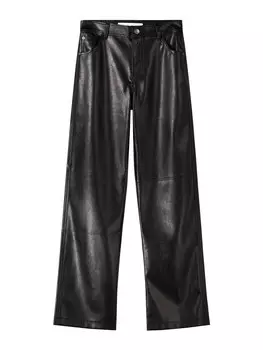 Обычные брюки Bershka, черный