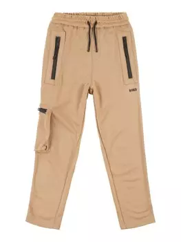 Обычные брюки BOSS Kidswear, песок
