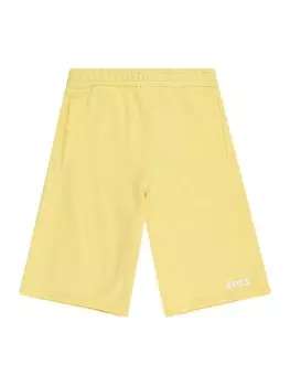 Обычные брюки BOSS Kidswear, светло-желтого