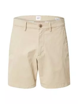 Обычные брюки-чинос GAP ESSENTIAL, хаки