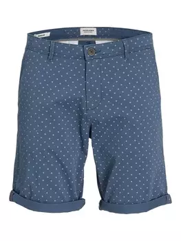 Обычные брюки- чинос JACK & JONES, морской синий