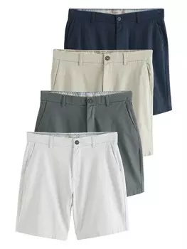 Обычные брюки-чинос Next, цвет Beige/Navy/Grey/Light grey