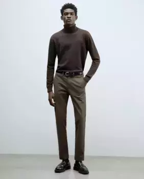 Обычные брюки-чиносы Sfera, коричневый