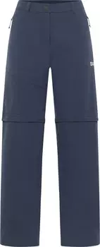 Обычные брюки для активного отдыха JACK WOLFSKIN Pico, морской синий