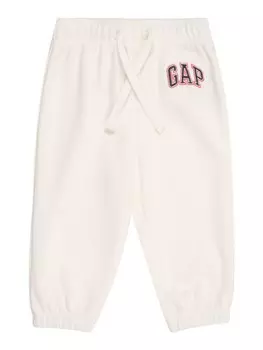 Обычные брюки GAP, белый