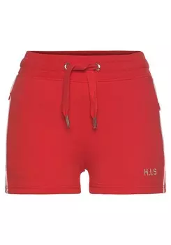 Обычные брюки H.I.S, красный