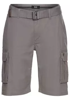 Обычные брюки H.I.S, темно-серый