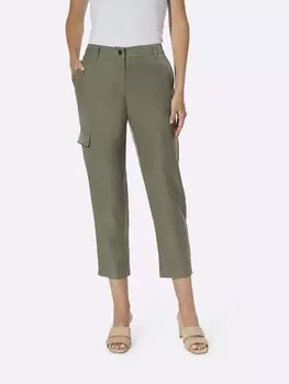 Обычные брюки heine, хаки