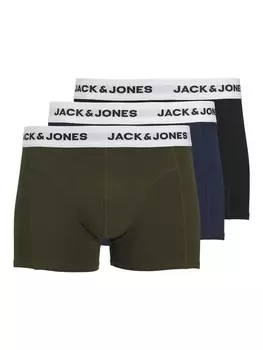 Обычные брюки JACK & JONES, цвет Dark blue/Fir/Black