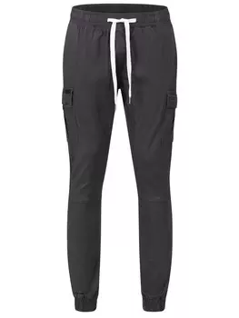 Обычные брюки-карго behype LENNY, темно-серый