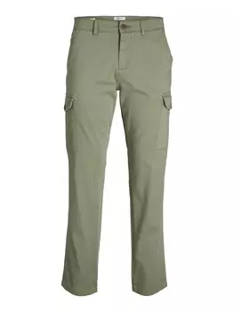 Обычные брюки-карго JACK & JONES Bowie, оливковое