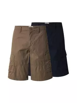 Обычные брюки-карго JACK & JONES JPSTCOLE MATEO, цвет Dark brown/Black