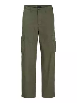 Обычные брюки-карго JACK & JONES, зеленый
