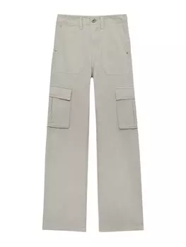 Обычные брюки-карго Pull&Bear, камень