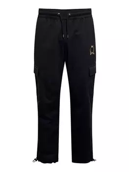 Обычные брюки-карго SikSilk, черный